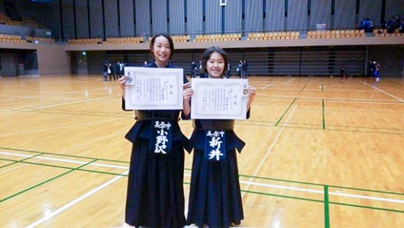 中学１年女子春秋連続決勝のふたり